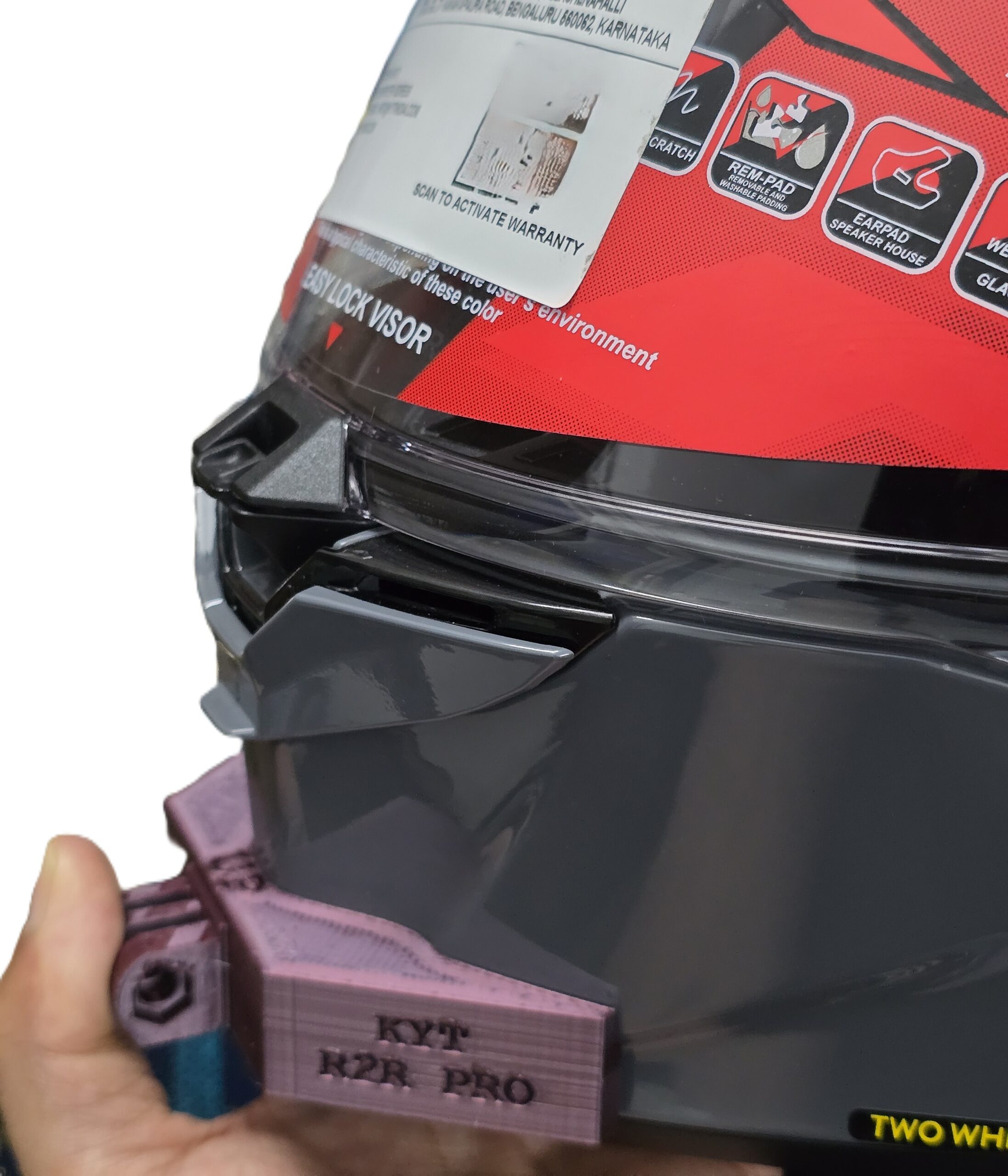 POV Chin Mount for KYT R2R Pro