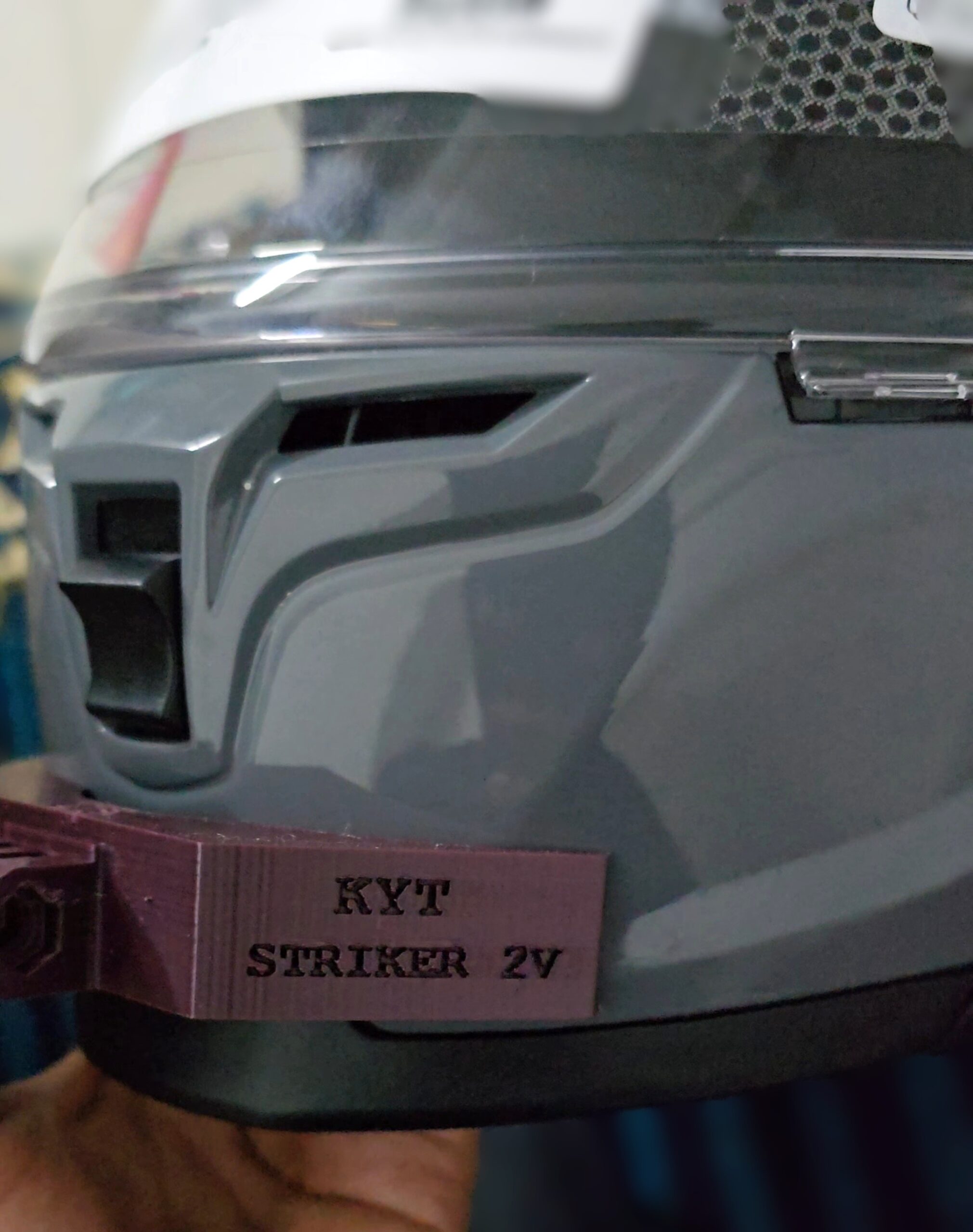 POV Chin Mount for KYT Striker 2V