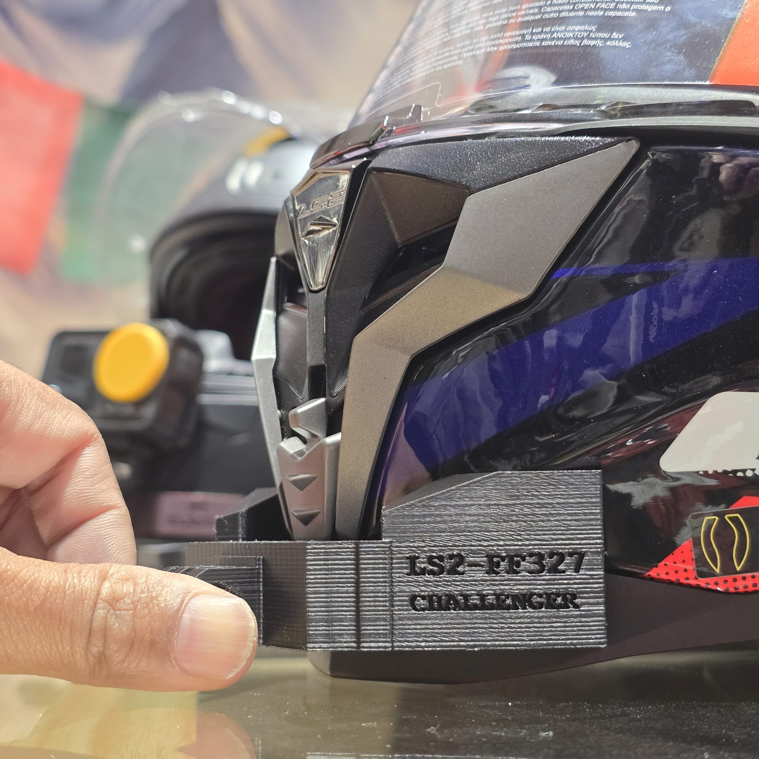 POV Chin Mount for LS2 FF327 Challenger