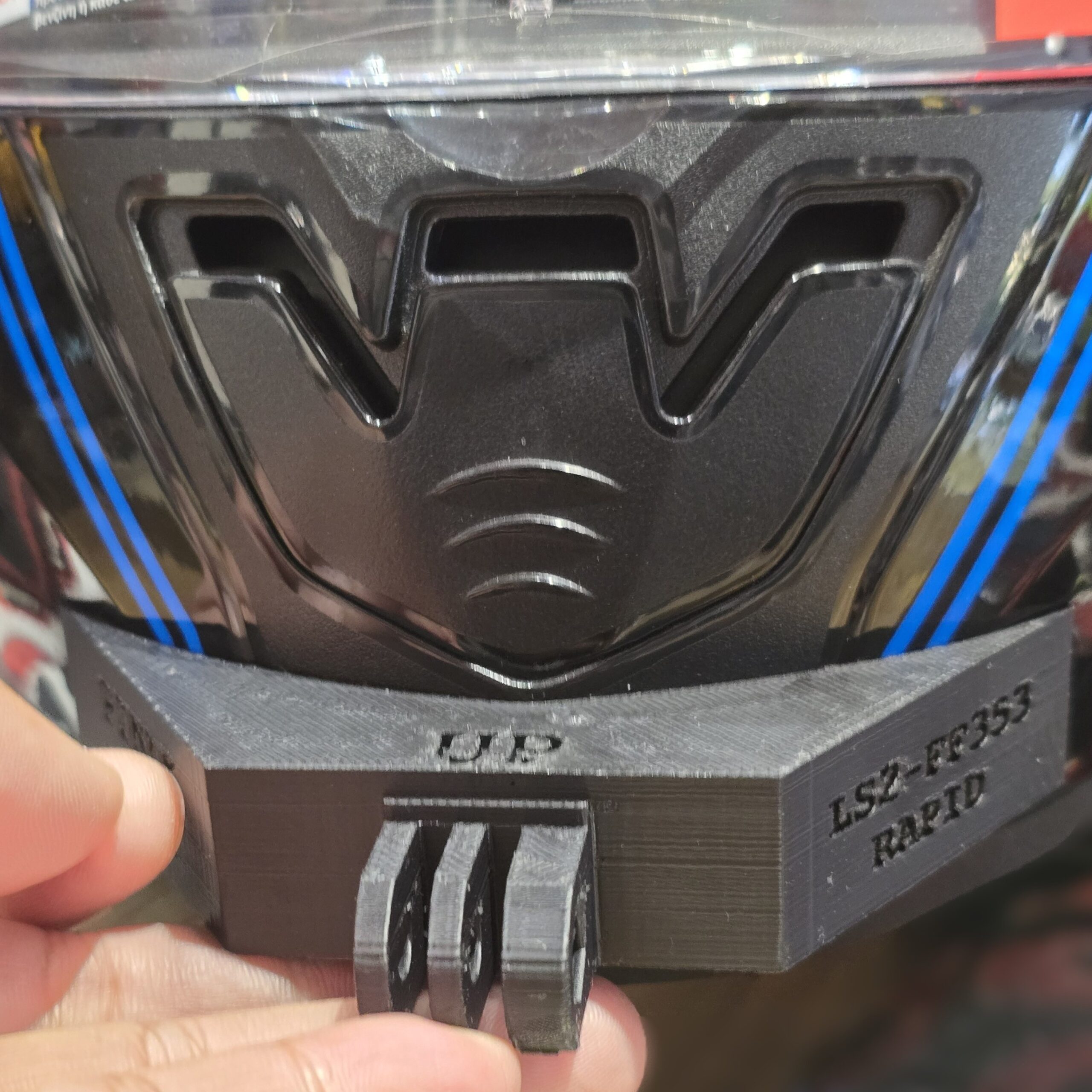 POV Chin Mount for LS2 FF353 Rapid - Image 2