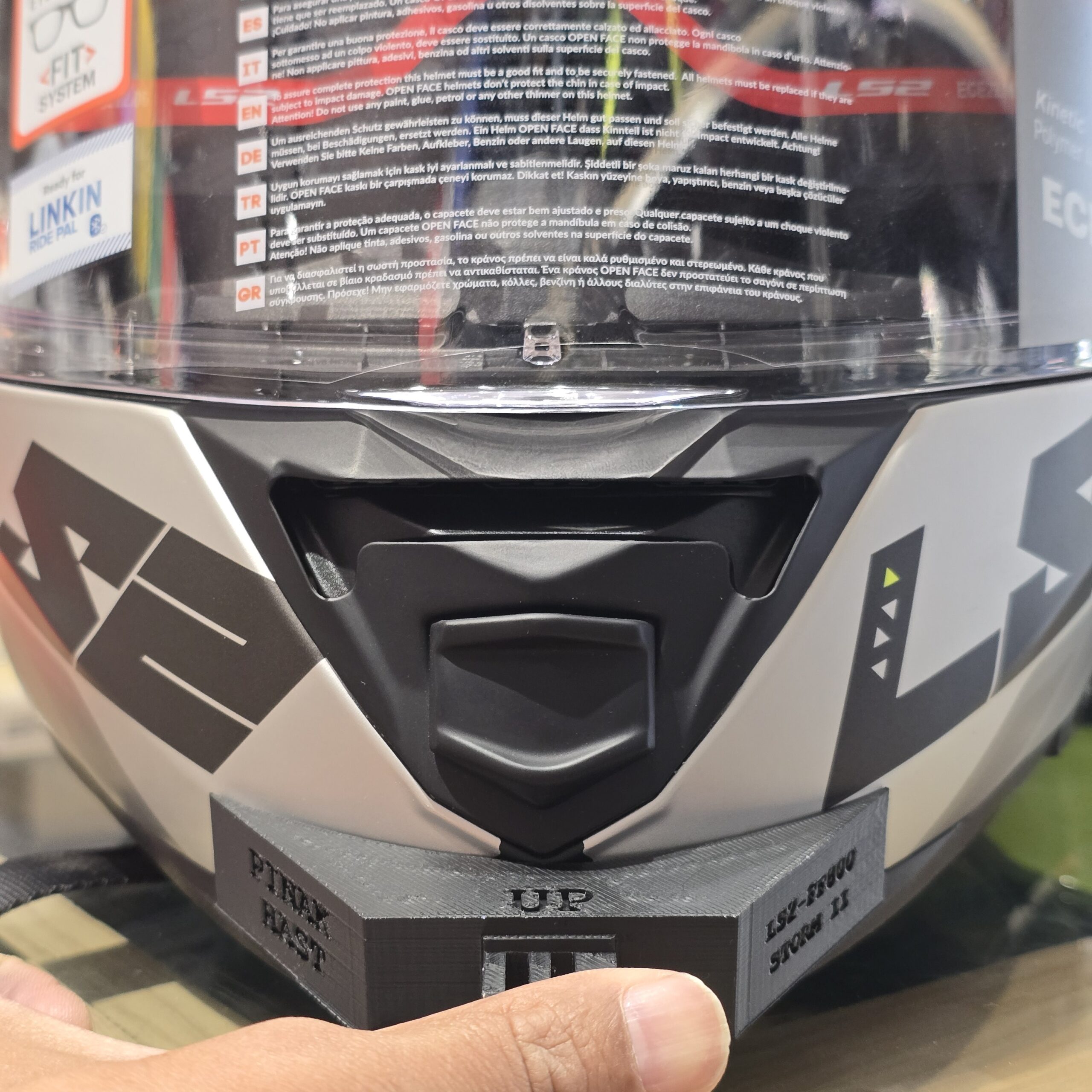 POV Chin Mount for LS2 FF800 STORM 2 - Image 2