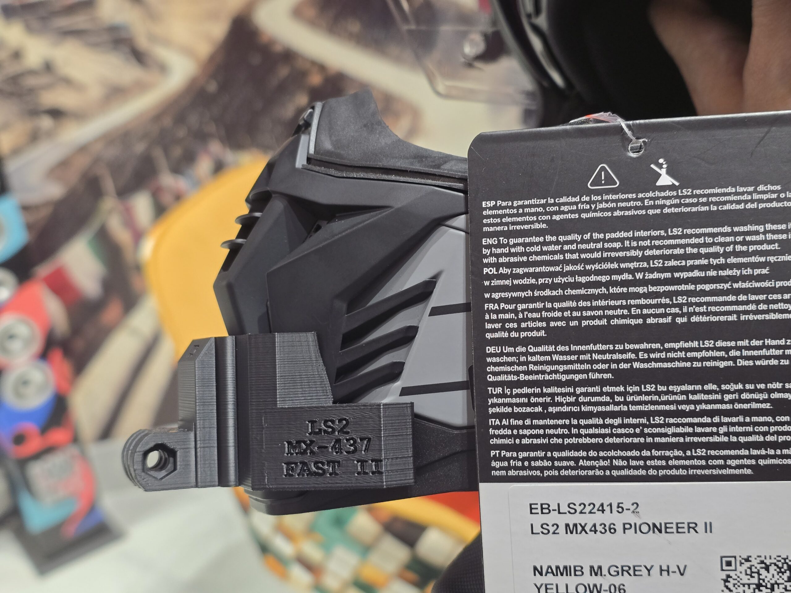 POV Chin Mount for LS2 MX436 Pioneer II & MX437 FAST II - Image 4