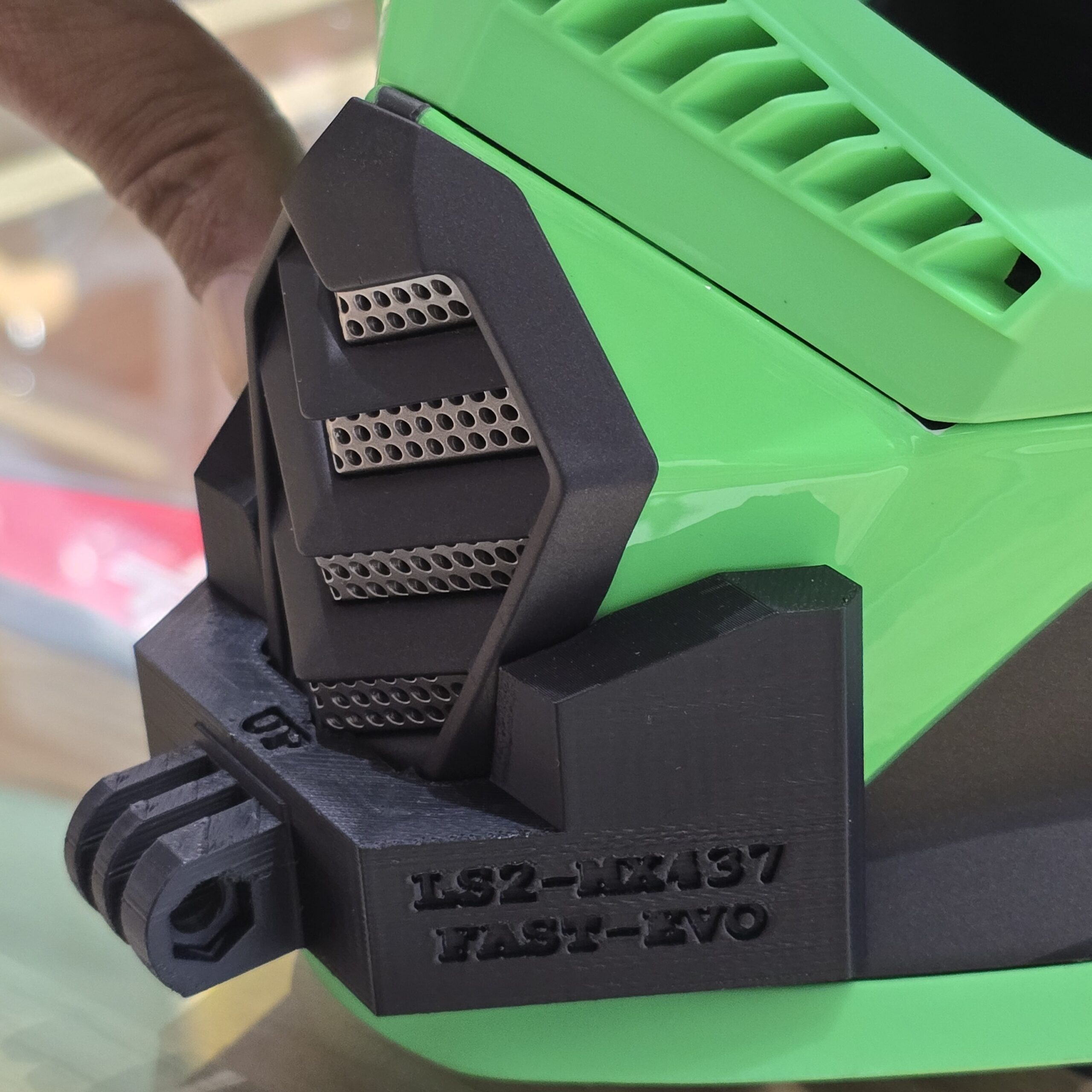 POV Chin Mount for LS2 MX437 Fast EVO