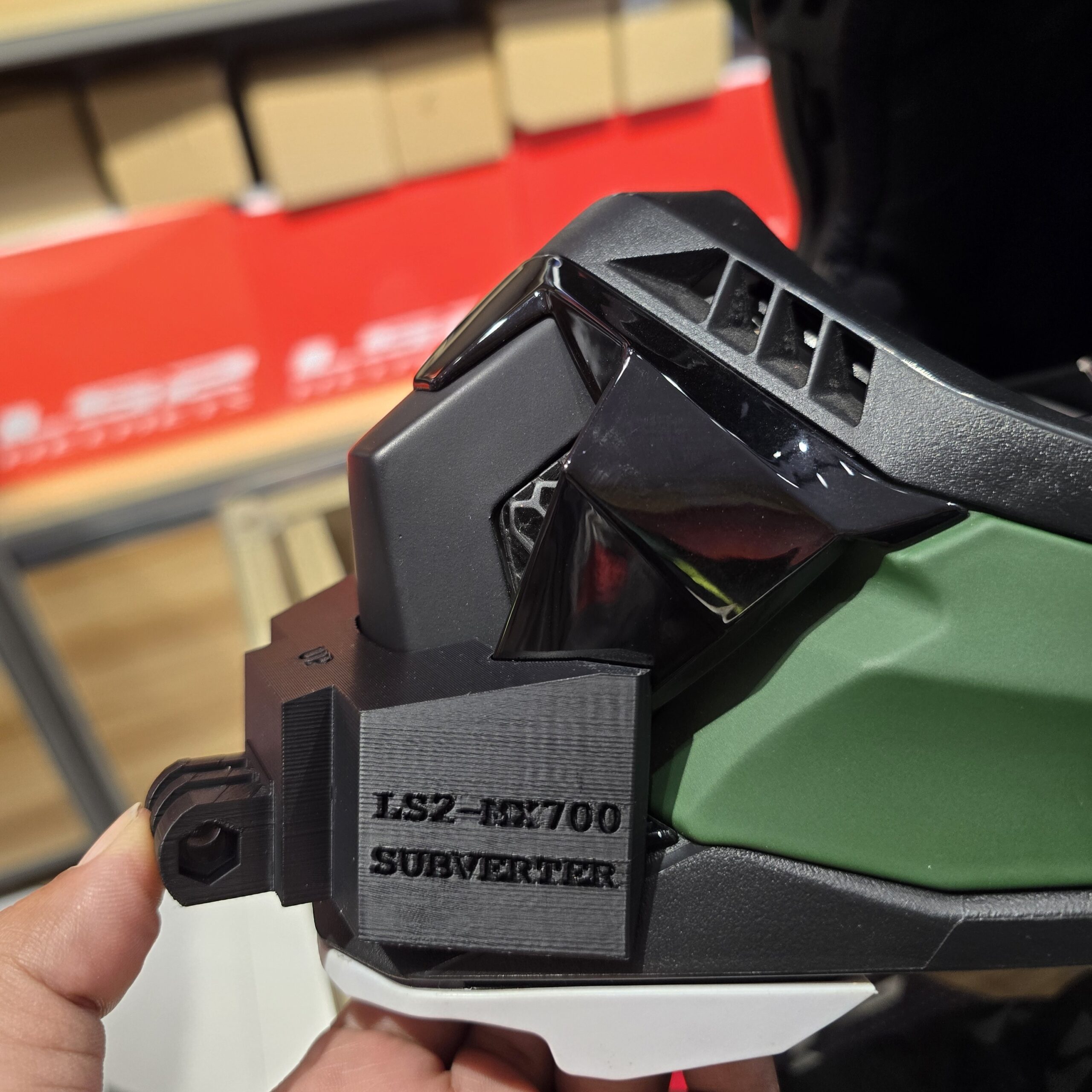 POV Chin Mount for LS2 MX700 Subverter