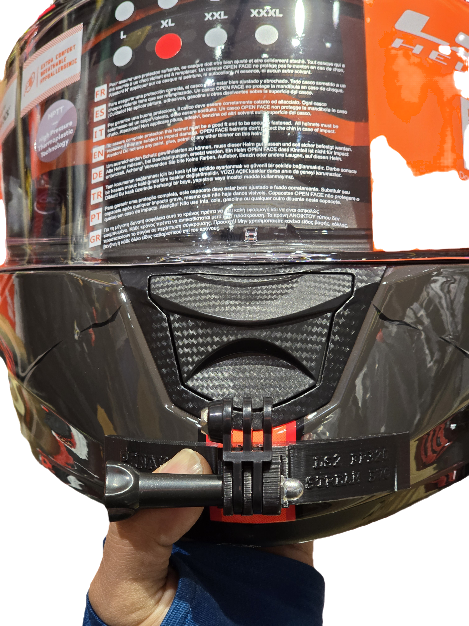 POV Chin Mount for LS2 FF320 Stream EVO - Image 2