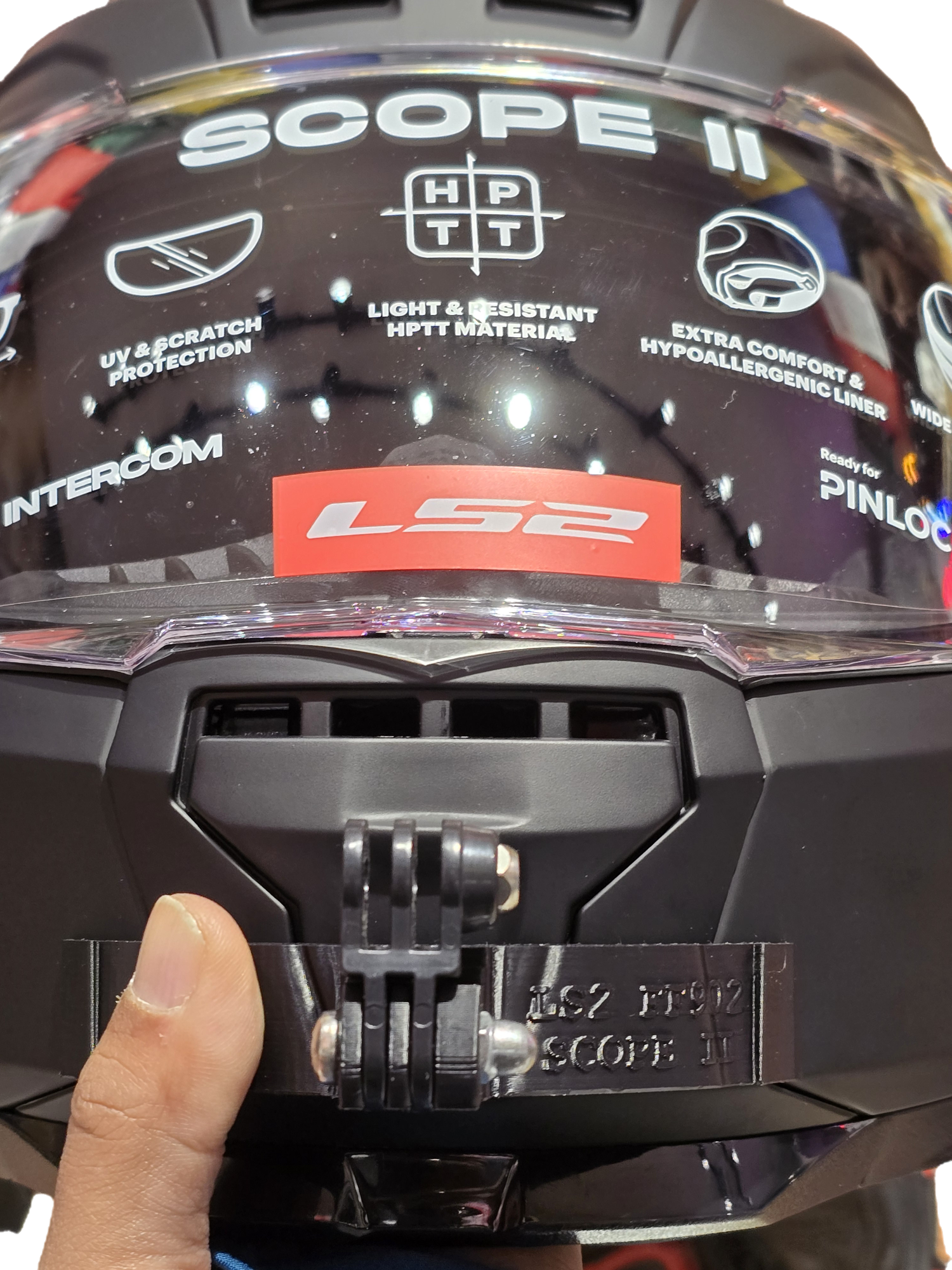 POV Chin Mount for LS2 FF902 SCOPE II - Image 2